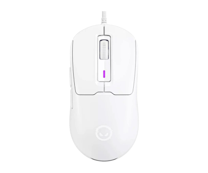 Myszka przewodowa Lorgar MSA10 USB LED RGB Biała